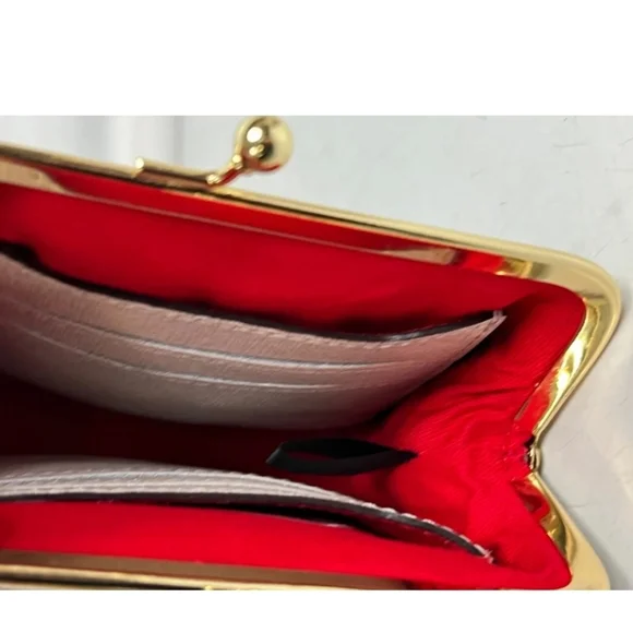 Kiss Lock Bliss Dooney & Bourque Kisslock Coin credit Card purse bag Wallet - Picture 2 of 8